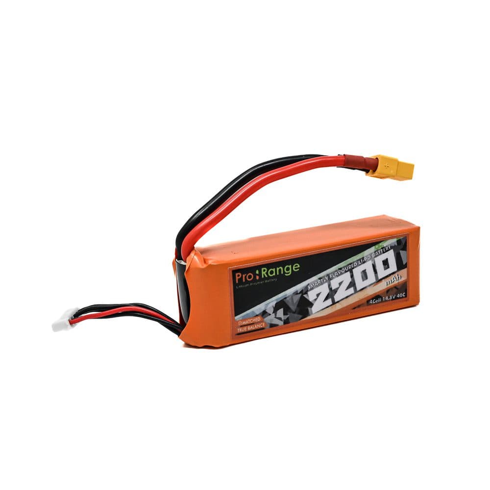 Pro-Range 14.8V 2200mAh 40C 4S Lithium Polymer Battery Pack
